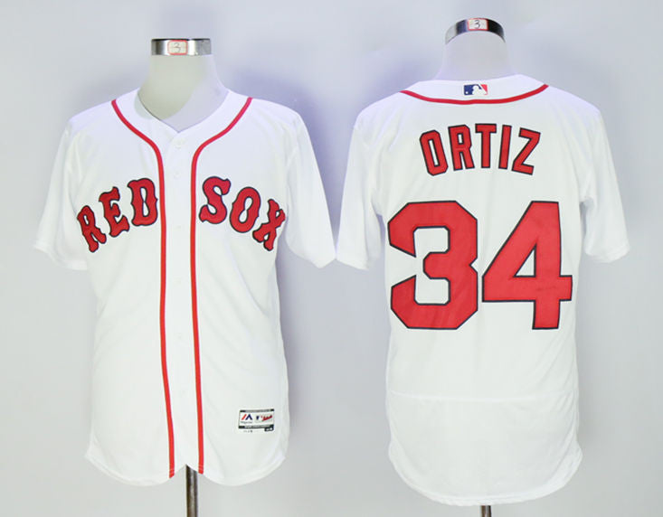 David Ortiz Boston Red Sox white jersey