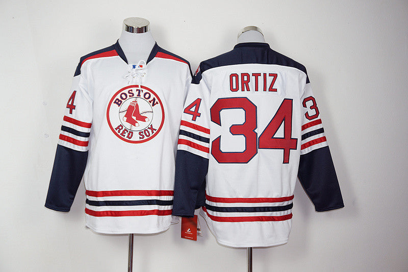 David Ortiz Boston Red Sox white jersey