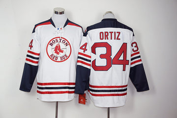 David Ortiz Boston Red Sox white jersey