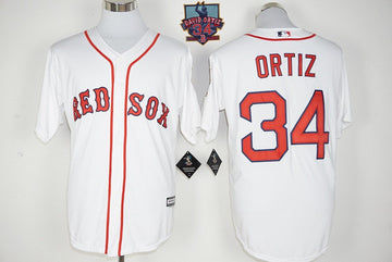 David Ortiz Boston Red Sox white jersey