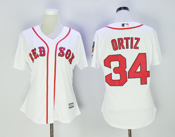 David Ortiz Boston Red Sox white jersey