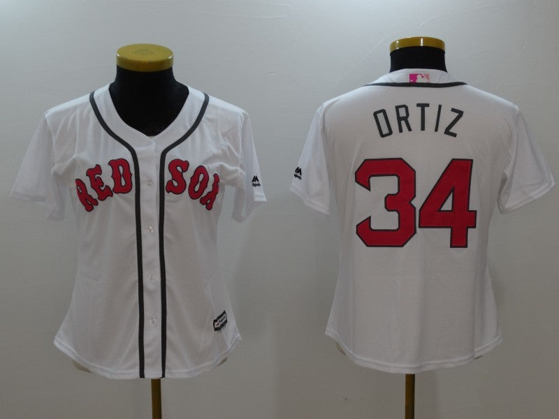 David Ortiz Boston Red Sox white jersey