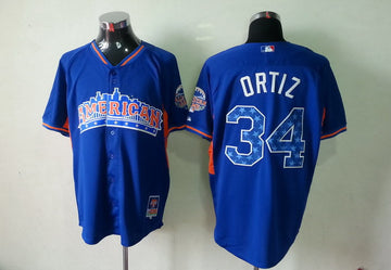 Ortiz Boston Red Sox blue jersey