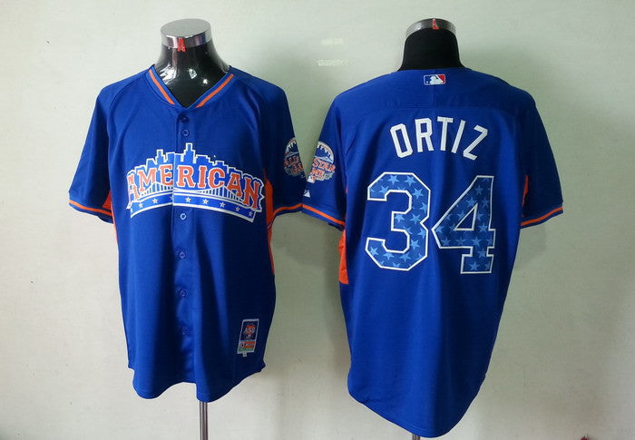 Ortiz Boston Red Sox blue jersey