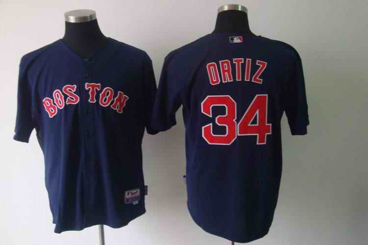 Ortiz Boston Red Sox blue jersey