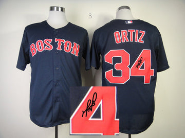 Ortiz Boston Red Sox blue jersey