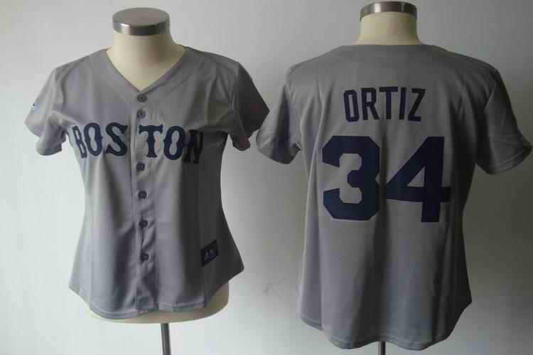 Ortiz Boston Red Sox grey jersey
