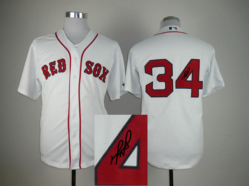 Ortiz Boston Red Sox white jersey