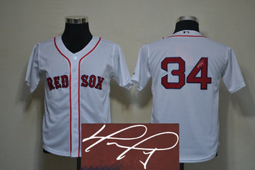 Ortiz Boston Red Sox white jersey