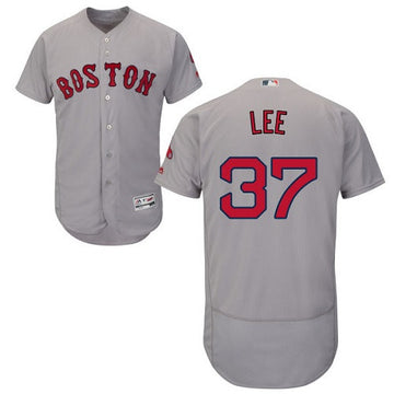 Bill Lee Boston Red Sox gray jersey