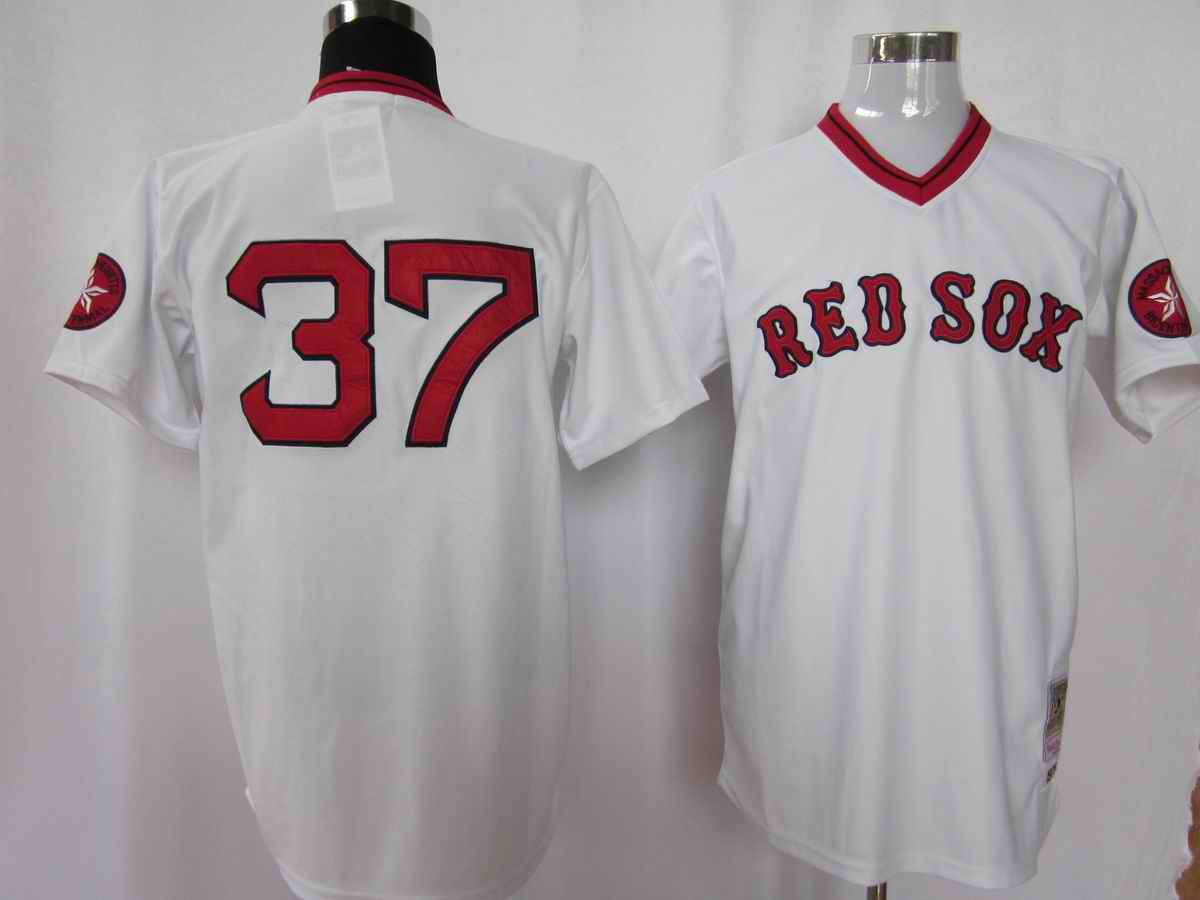 Boston Red Sox white jersey