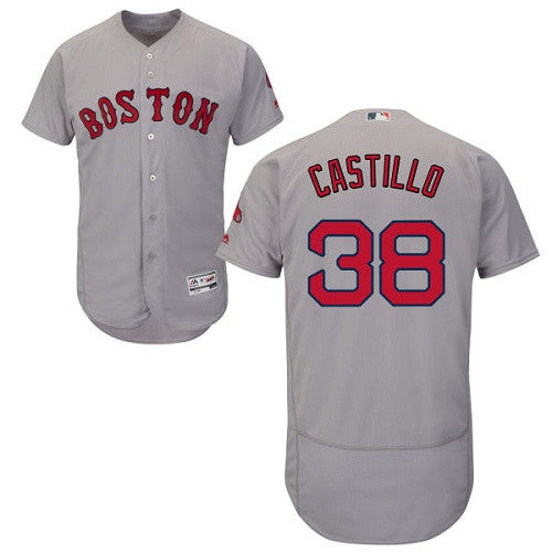 Rusney Castillo Boston Red Sox gray jersey