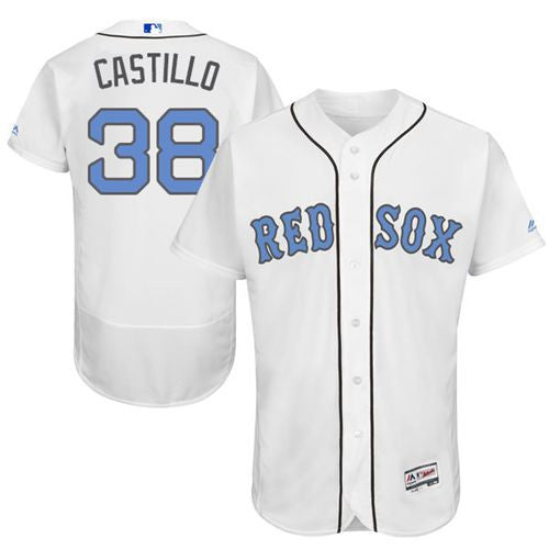Rusney Castillo Boston Red Sox white Authentic jersey