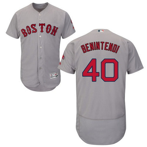 Andrew Benintendi Boston Red Sox gray jersey