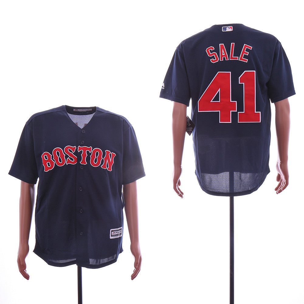 Chris Sale Boston Red Sox navy jersey