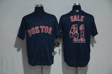 Chris Sale Boston Red Sox navy jersey