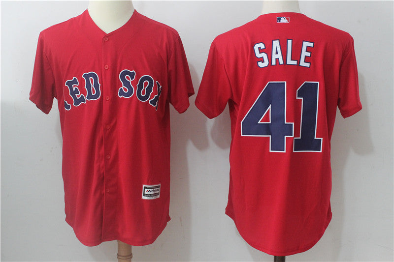 Chris Sale Boston Red Sox red jersey