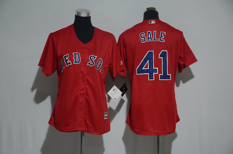 Chris Sale Boston Red Sox red jersey