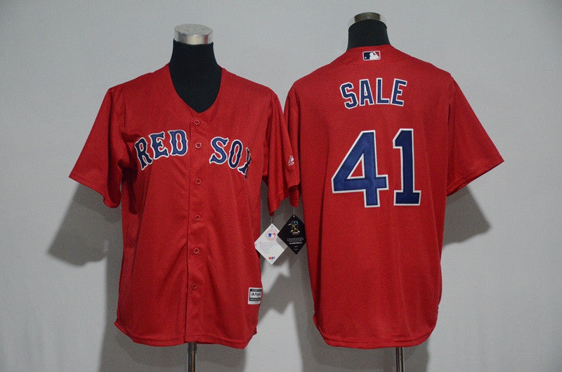 Chris Sale Boston Red Sox red jersey