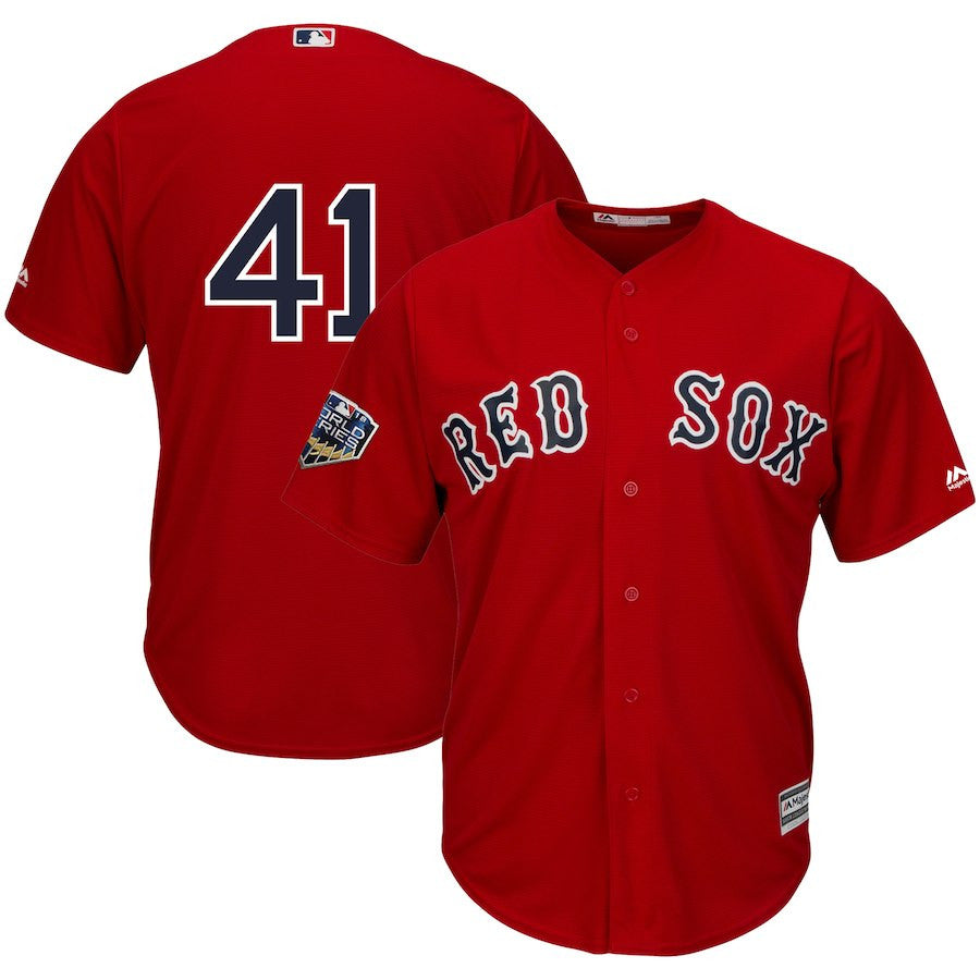 Chris Sale Boston Red Sox scarlet jersey