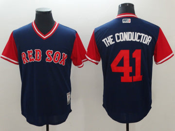Chris Sale The Conductor Boston Red Sox navy Authentic jersey