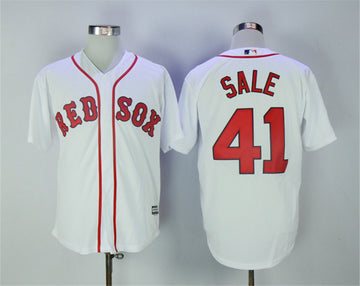 Chris Sale Boston Red Sox white jersey