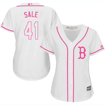 Chris Sale Boston Red Sox white jersey