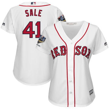 Chris Sale Boston Red Sox white Home jersey