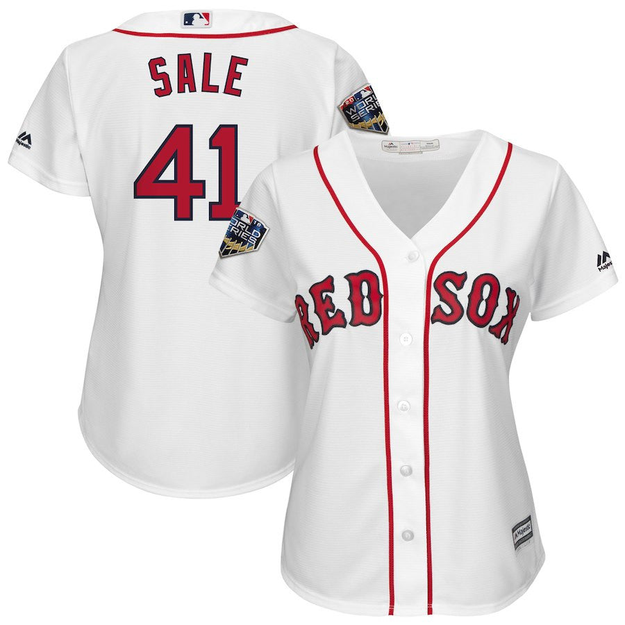 Chris Sale Boston Red Sox white jersey