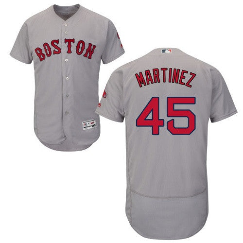 Pedro Martinez Boston Red Sox gray jersey