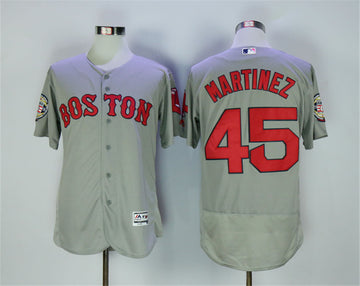 Pedro Martinez Boston Red Sox grey jersey