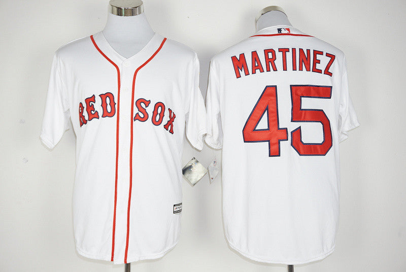 Pedro Martinez Boston Red Sox white jersey