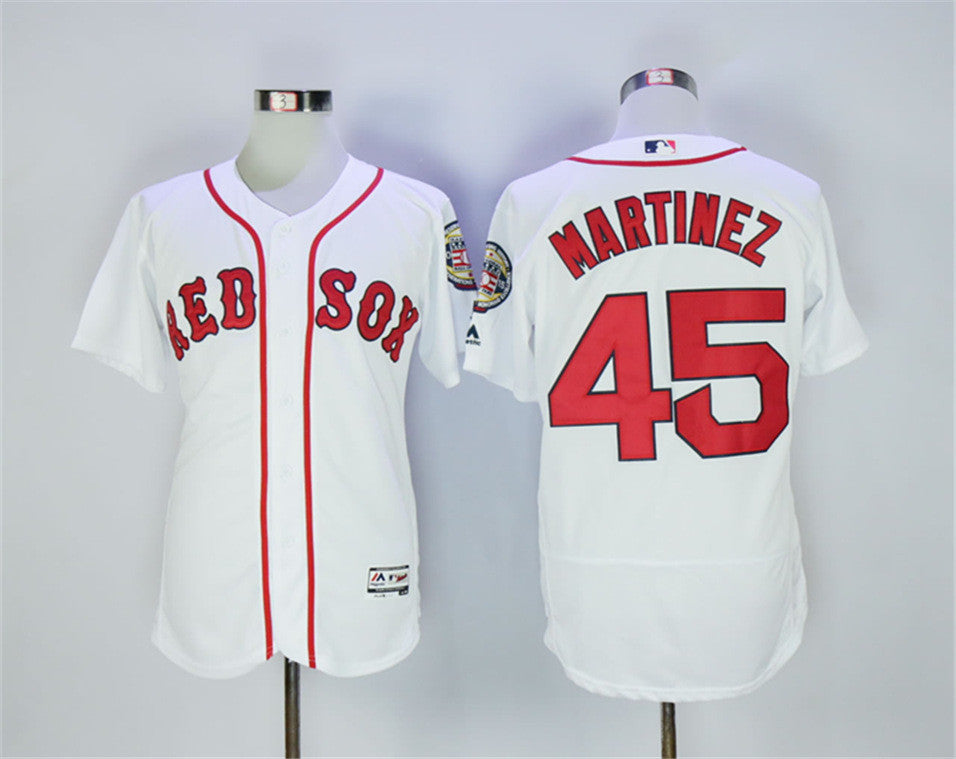 Pedro Martinez Boston Red Sox white jersey
