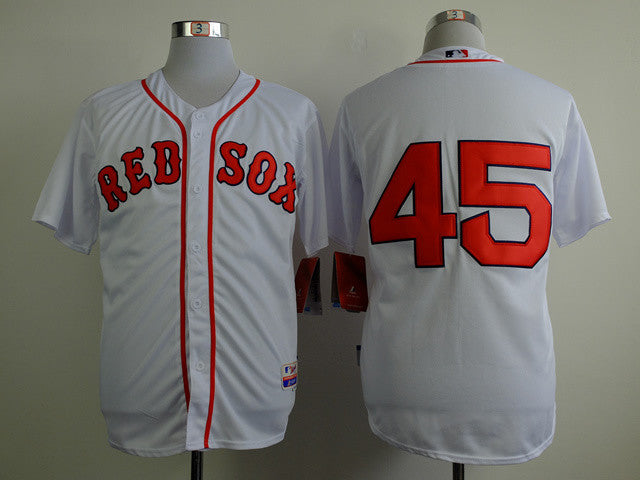 Pedro Boston Red Sox white jersey