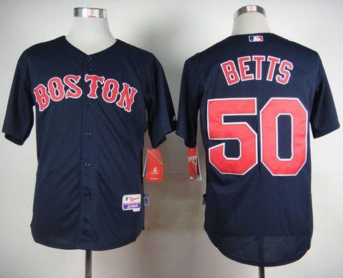 Mookie Betts Boston Red Sox blue jersey