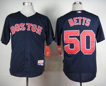 Mookie Betts Boston Red Sox blue jersey