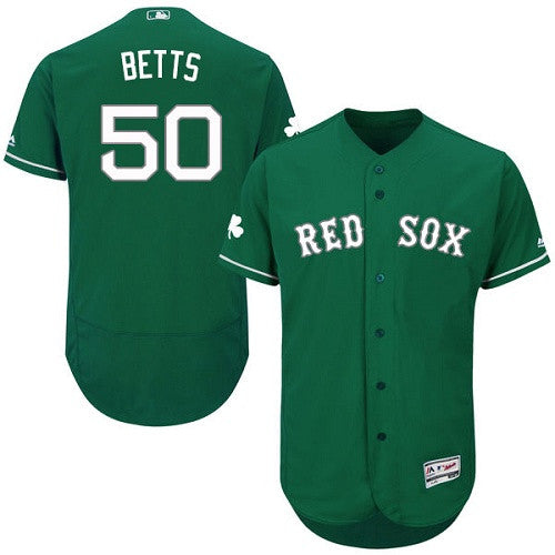 Mookie Betts Boston Red Sox green jersey