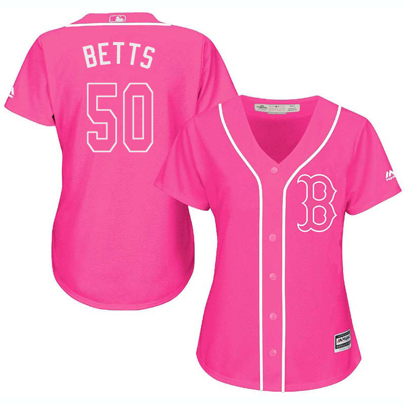 Mookie Betts Boston Red Sox pink jersey
