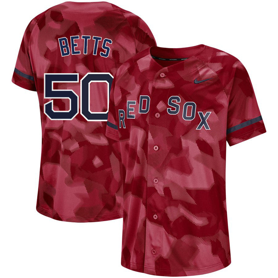Mookie Betts Boston Red Sox red Fashion jersey