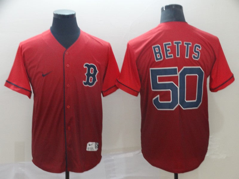 Mookie Betts Boston Red Sox red Fashion jersey