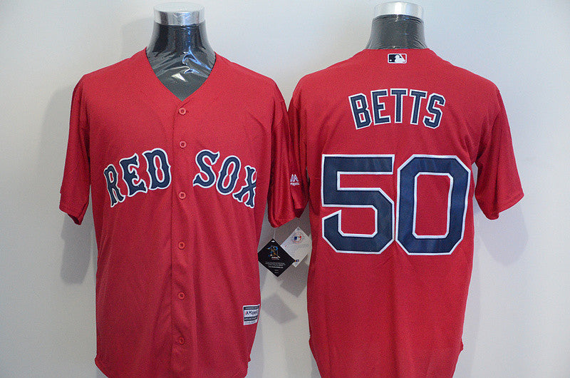Mookie Betts Boston Red Sox red jersey