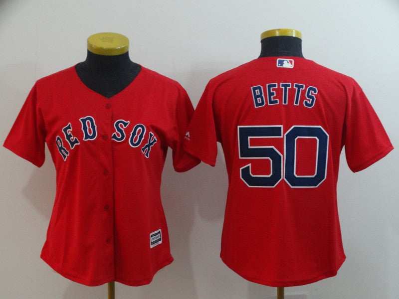 Mookie Betts Boston Red Sox red jersey