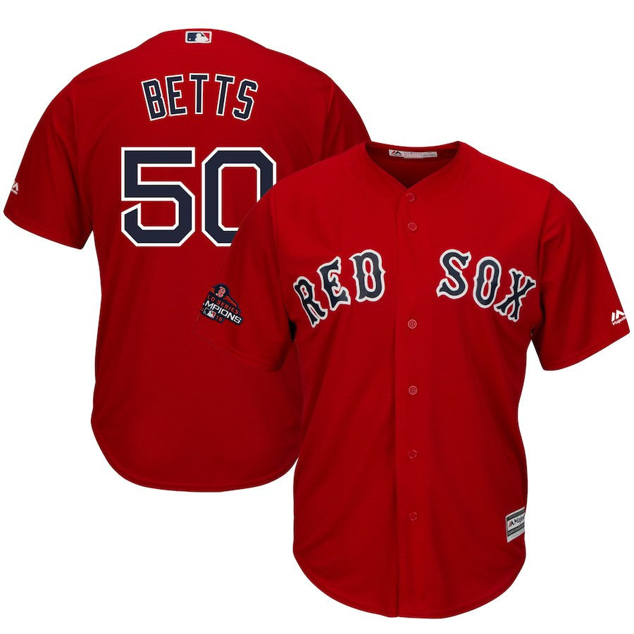 Mookie Betts Boston Red Sox red jersey