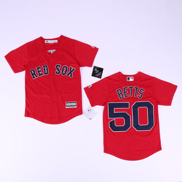Mookie Betts Boston Red Sox red jersey