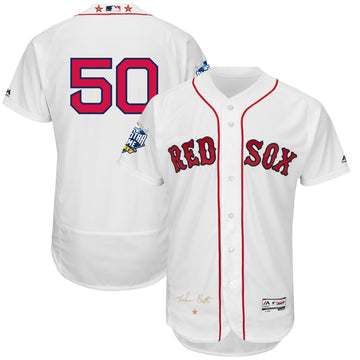 Mookie Betts Boston Red Sox white All-Star jersey
