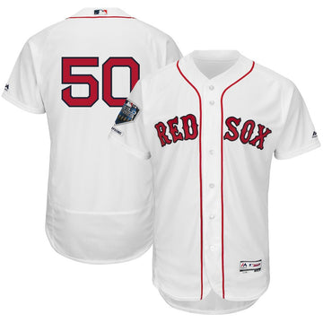 Mookie Betts Boston Red Sox white Home jersey