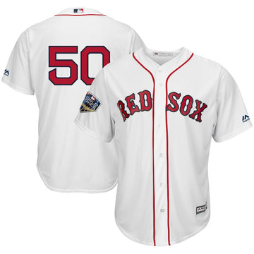 Mookie Betts Boston Red Sox white jersey