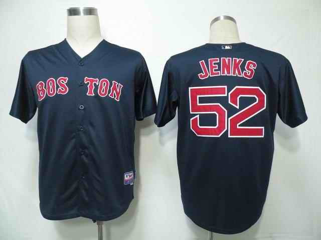 Jenks Boston Red Sox blue jersey