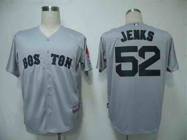 Jenks Boston Red Sox grey jersey