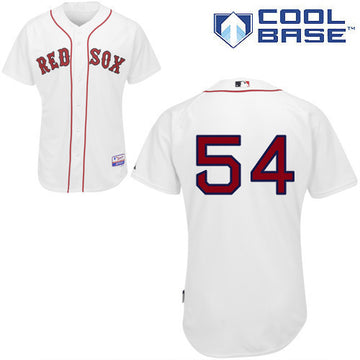 Edward Mujica Boston Red Sox white jersey